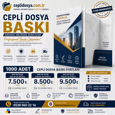 1000 Adet Cepli Dosya